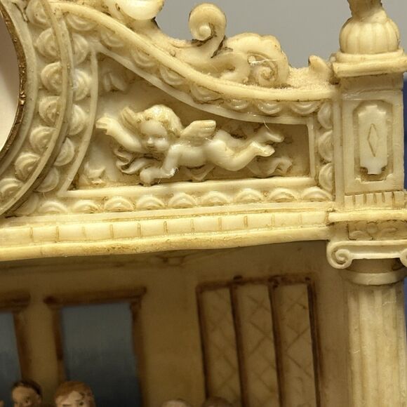 “The Last Supper” Working Clock Jesus Disciples Easter 1996 Apex 3d Great Detail - Picture 6 of 11